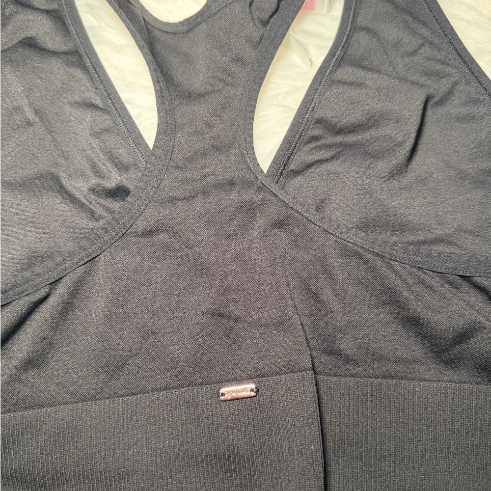 Victorias Secret Pink Black Women's Sports Bra - Picture 5 of 9